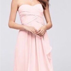 David’s Bridal Petal pink size 14 bridesmaid dress.